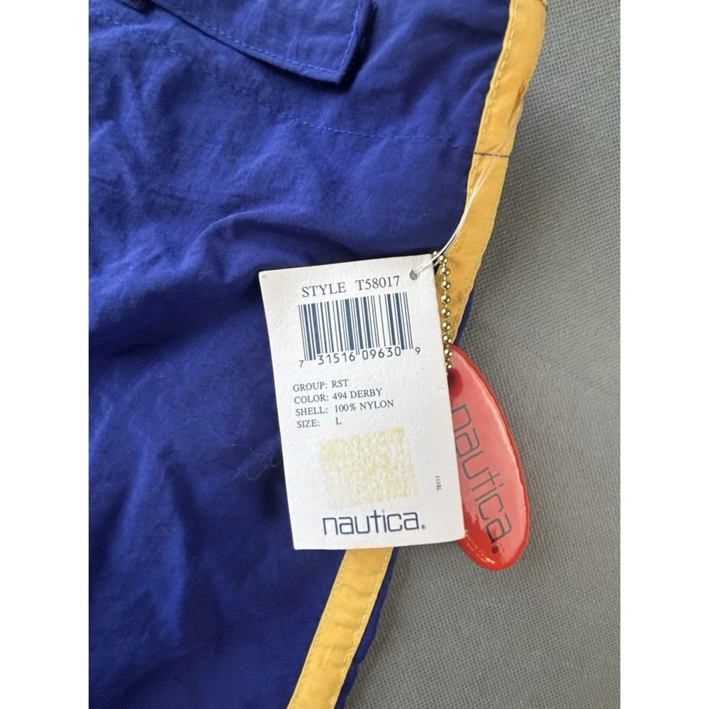Nautica Shorts‎ Mens Large Swim Trucks Blue